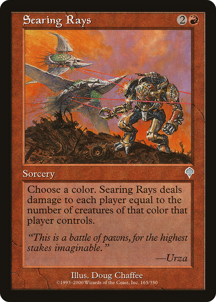 Image of Searing Rays (INV-165) - Invasion Foil