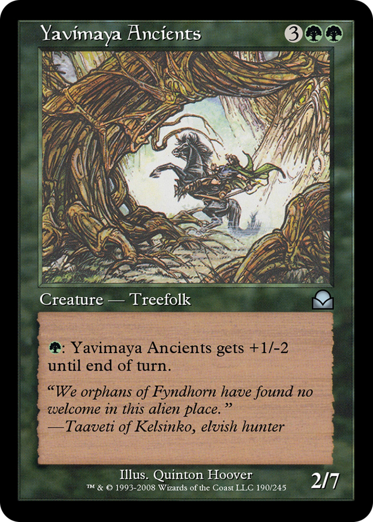 Image of Yavimaya Ancients (ME2-190) - Masters Edition II
