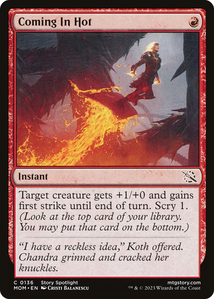 Image of Coming In Hot (MOM-136) - March of the Machine Foil