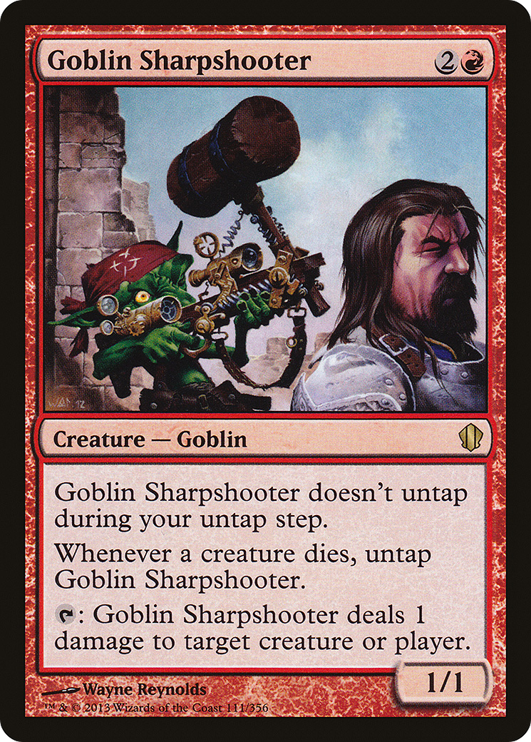 Image of Goblin Sharpshooter (C13-111) - Commander 2013