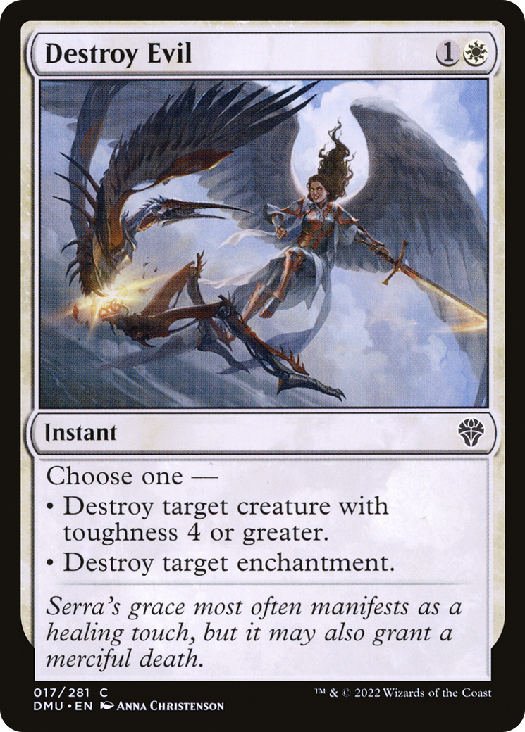 Image of Destroy Evil (DMU-017) - Dominaria United Foil
