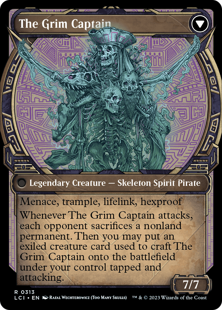 Image of Throne of the Grim Captain (Showcase) (LCI-313) - The Lost Caverns of Ixalan: (Showcase)