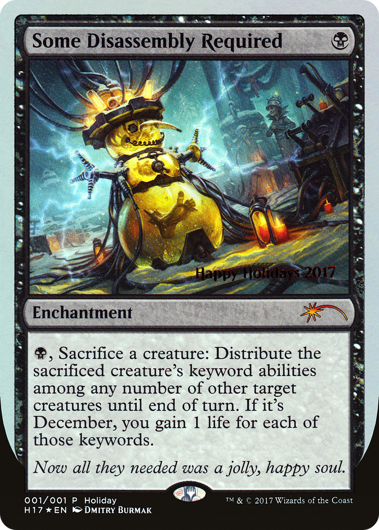 Image of Some Disassembly Required (SPECIAL-001) - Happy Holidays Foil