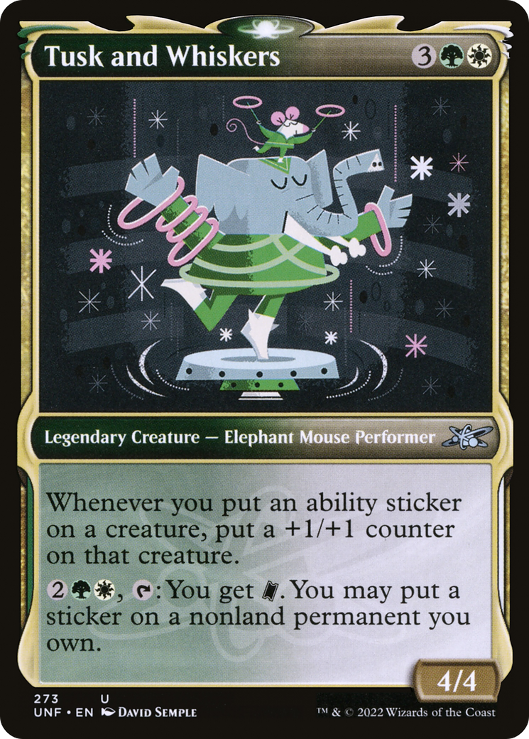 Image of Tusk and Whiskers (Showcase) (UNF-273) - Unfinity: (Showcase)