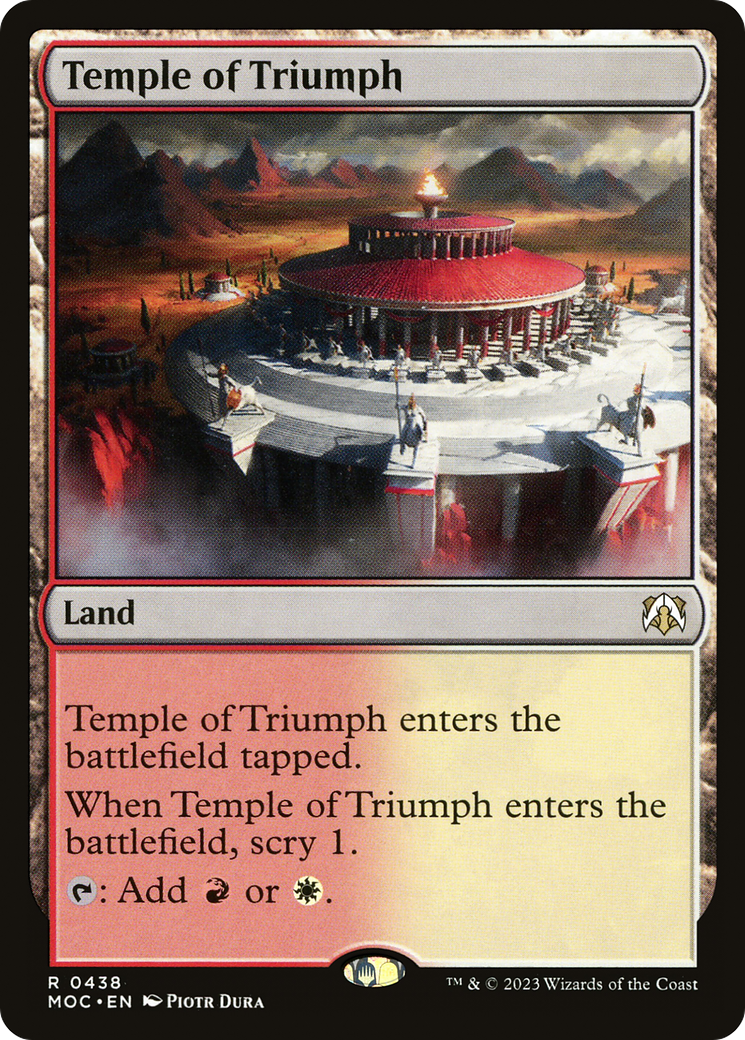 Image of Temple of Triumph (MOC-438) - March of the Machine Commander