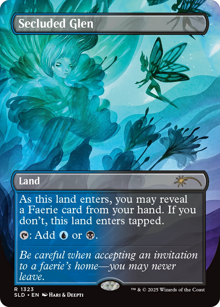 Image of Secluded Glen (SLD-1323) - Secret Lair Drop (Borderless)