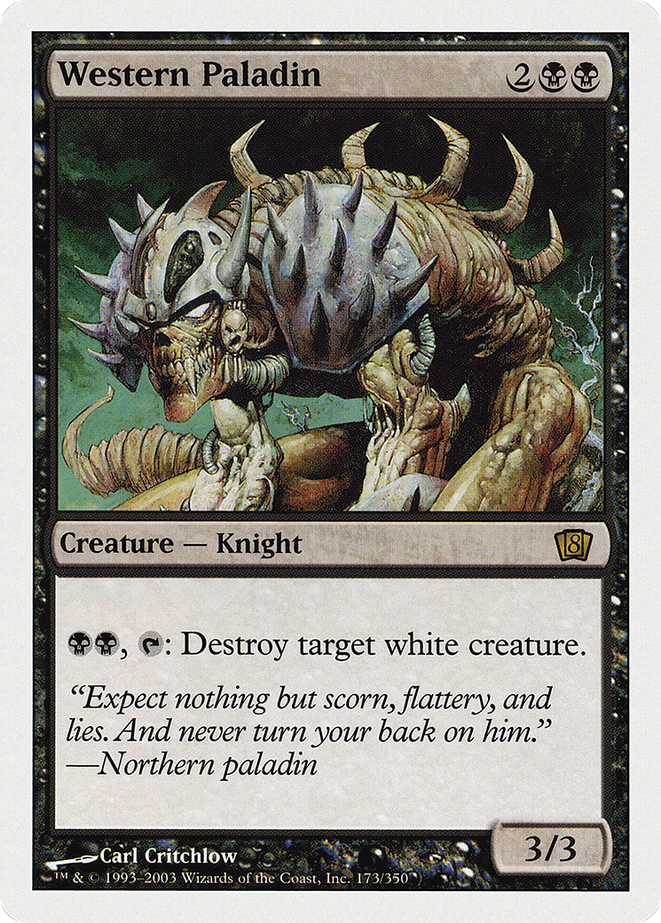 Image of Western Paladin (8ED-173) - 8th Edition