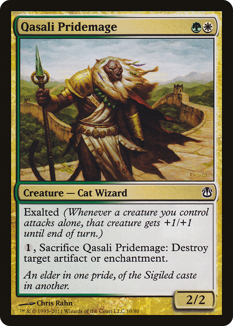 Image of Qasali Pridemage (DDH-010) - Duel Decks: Ajani vs. Nicol Bolas