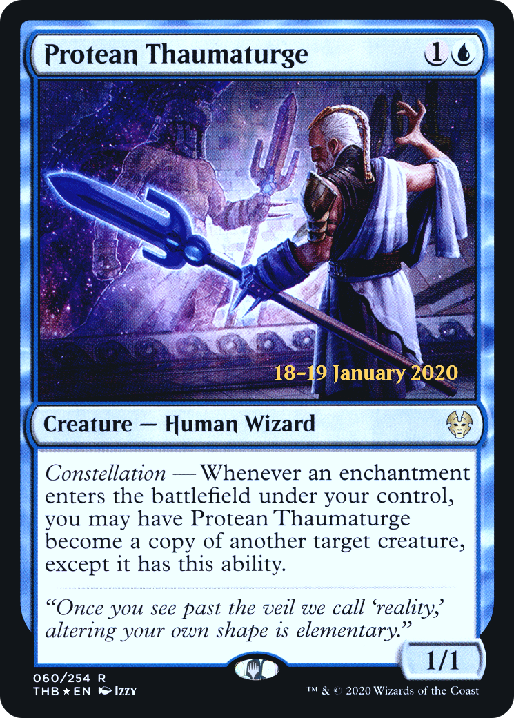 Image of Protean Thaumaturge (PRE-060) - Theros Beyond Death Promos Foil