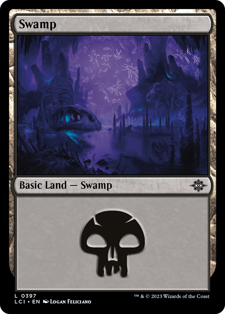 Image of Swamp (0397) (LCI-397) - The Lost Caverns of Ixalan Foil