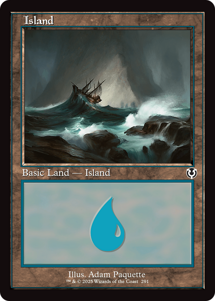 Image of Island (291) (Retro Frame) (INR-291) - Innistrad Remastered