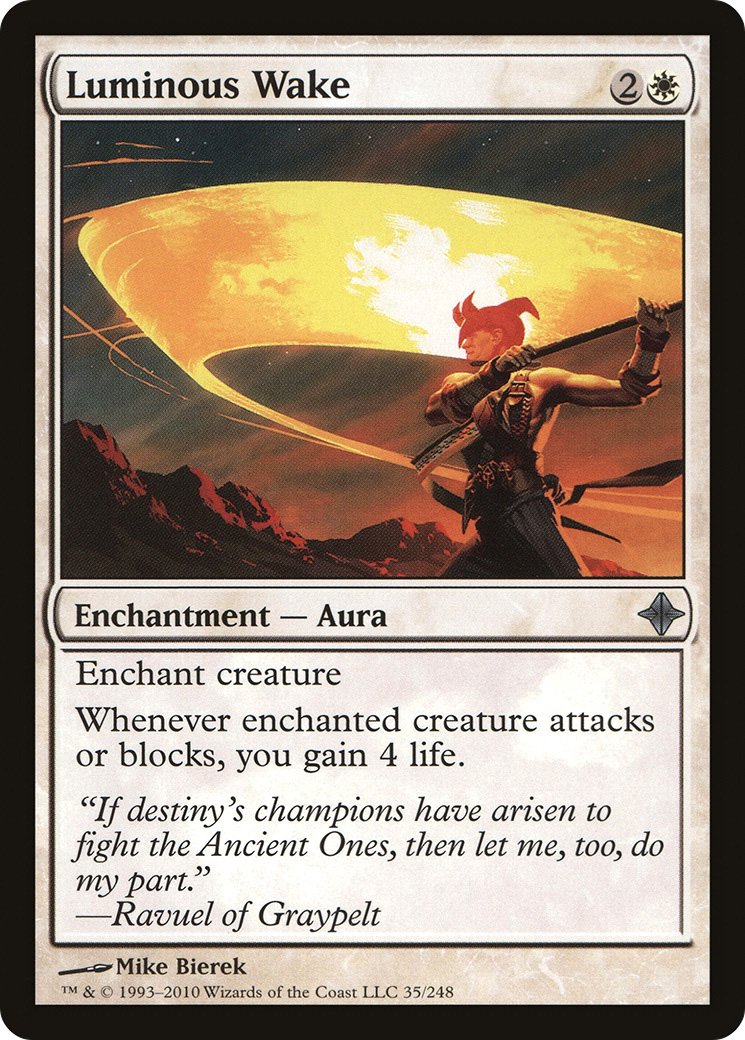 Image of Luminous Wake (ROE-035) - Rise of the Eldrazi Foil
