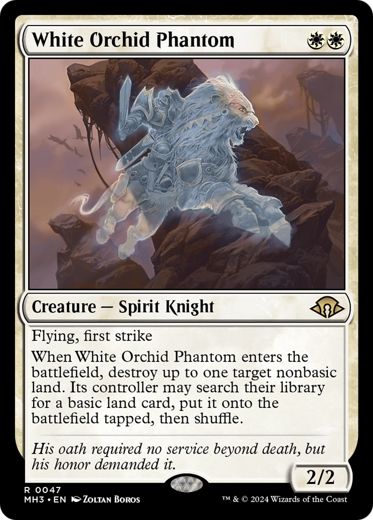 Image of White Orchid Phantom (MH3-047) - Modern Horizons 3