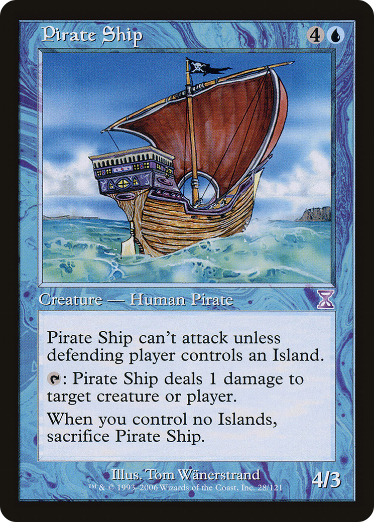 Image of Pirate Ship (TSB-028) - Time Spiral Timeshifted Foil