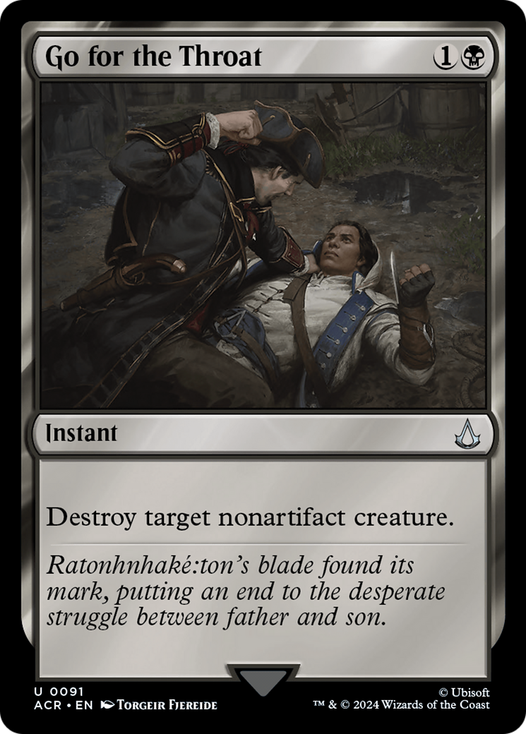Image of Go for the Throat (ACR-091) - Assassin's Creed Foil