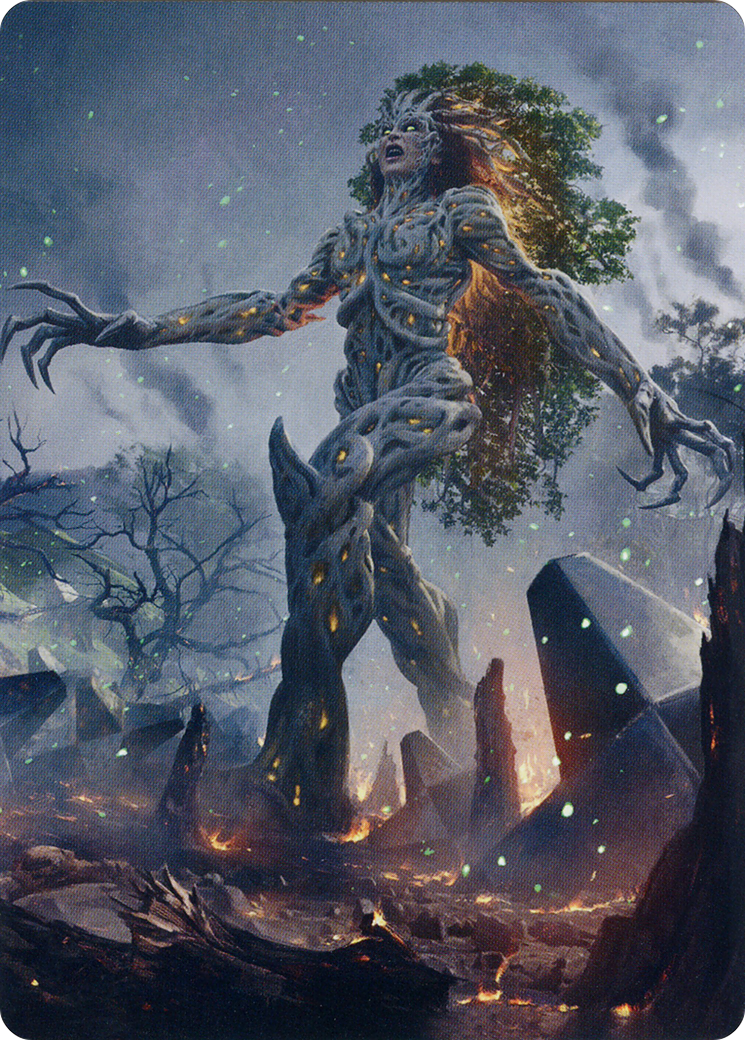Image of Titania, Gaea Incarnate // Titania, Gaea Incarnate (ABRO-027) - The Brothers' War Art Series (Borderless)