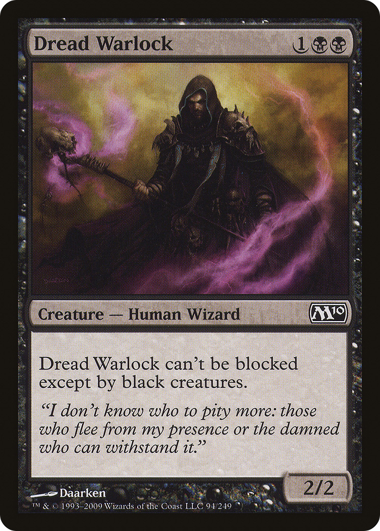 Image of Dread Warlock (M10-094) - Magic 2010