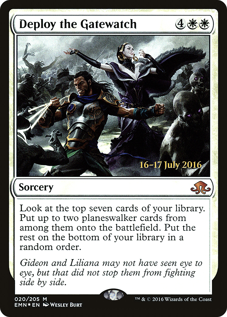 Image of Deploy the Gatewatch (PRE-020) - Eldritch Moon Promos Foil