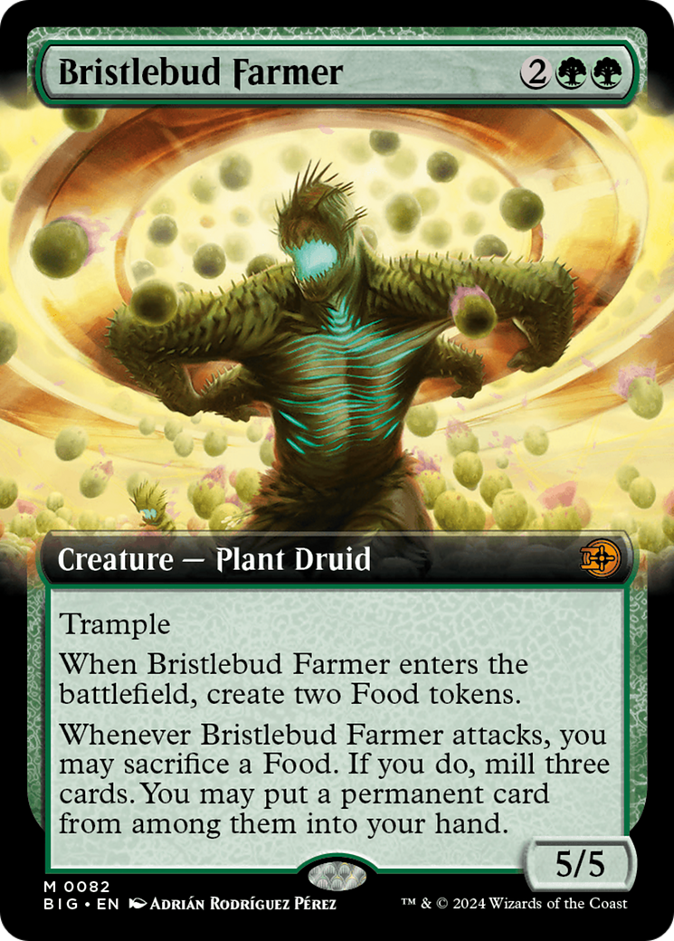 Image of Bristlebud Farmer (Extended Art) (BIG-082) - The Big Score: (Extended Art) Foil