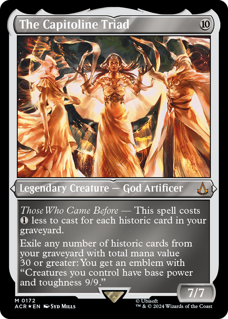 Image of The Capitoline Triad (ACR-172) - Assassin's Creed Etched Foil