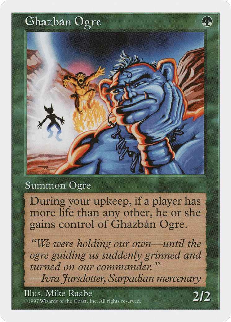 Image of Ghazban Ogre (5ED-160) - Fifth Edition
