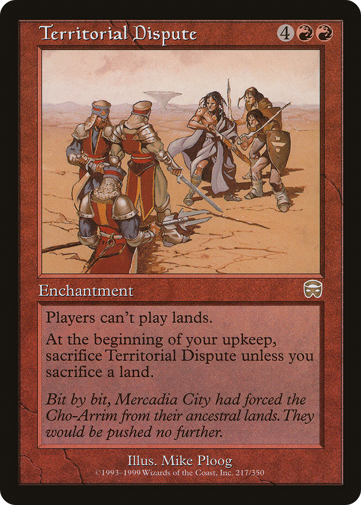 Image of Territorial Dispute (MMQ-217) - Mercadian Masques