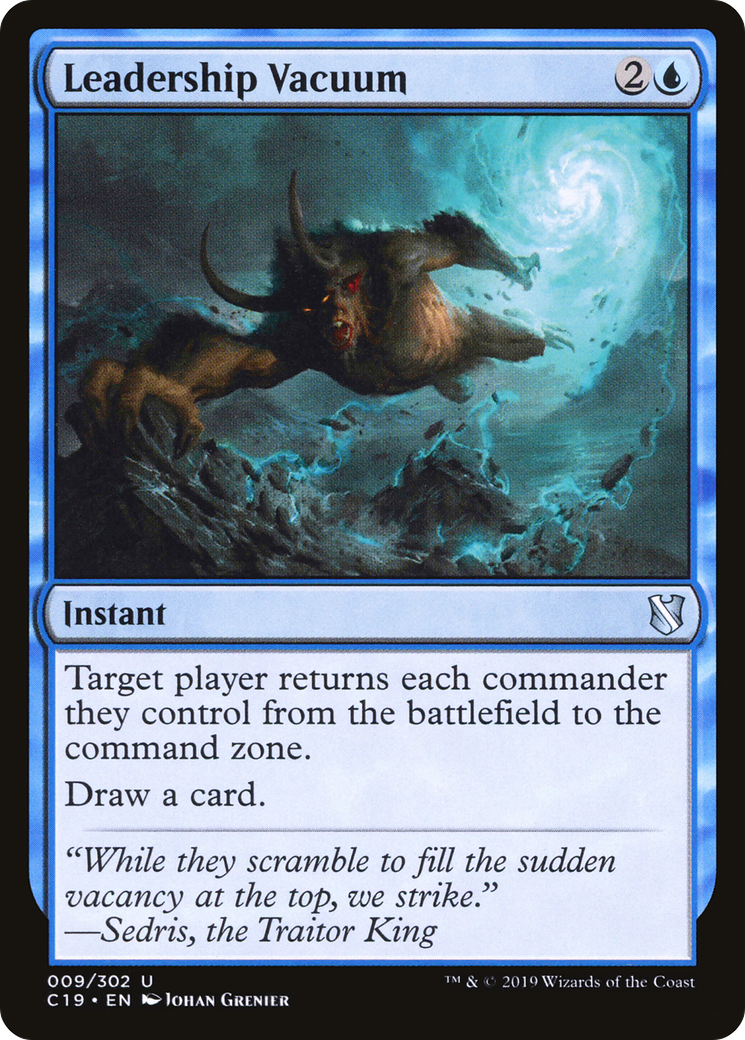 Image of Leadership Vacuum (C19-009) - Commander 2019