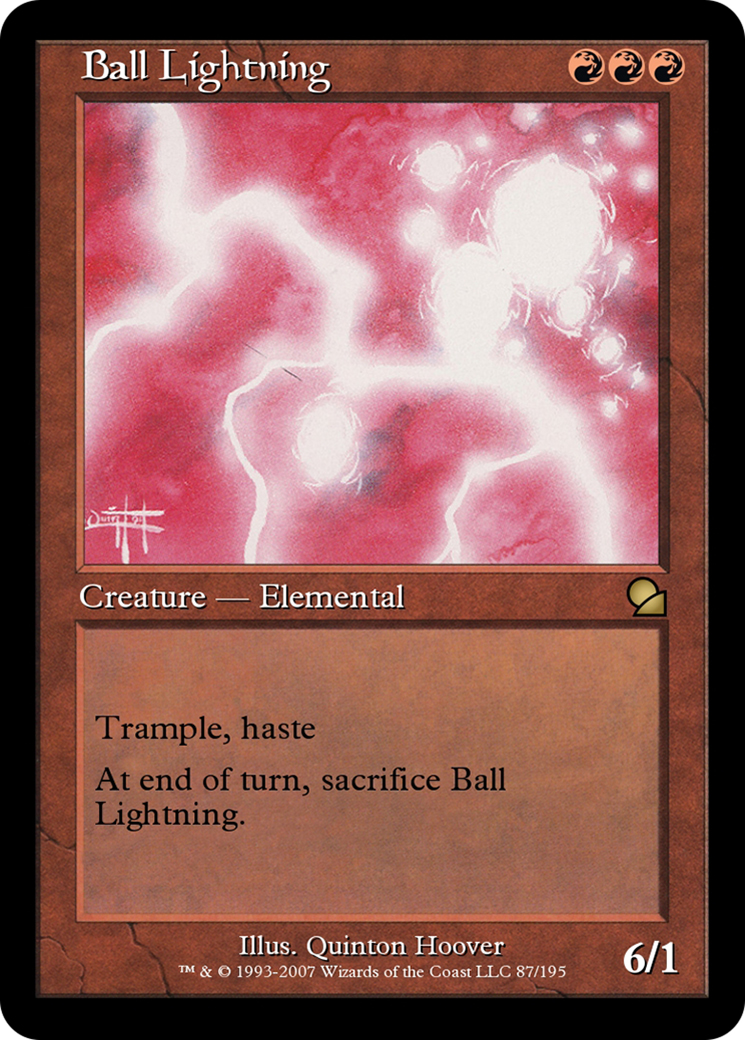 Image of Ball Lightning (ME1-087) - Masters Edition Foil