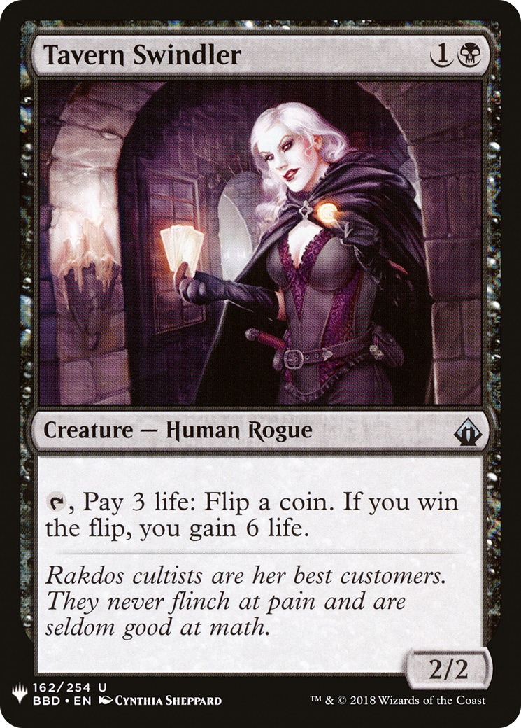 Image of Tavern Swindler (LIST-162) - The List