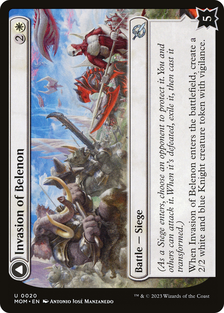 Image of Invasion of Belenon (MOM-020) - March of the Machine Foil