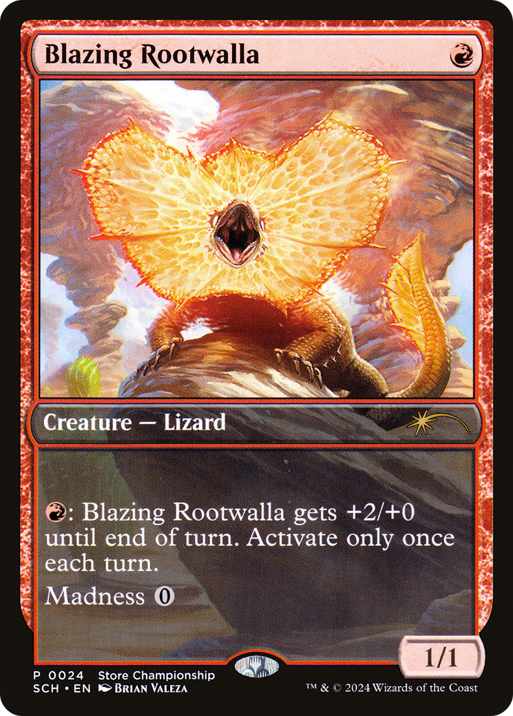 Image of Blazing Rootwalla (GAME-024) - Store Championships