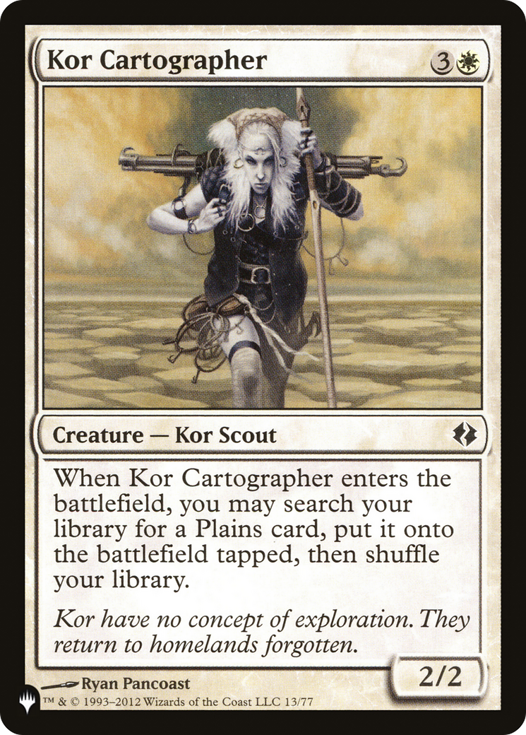 Image of Kor Cartographer (LIST-DDI-13) - The List
