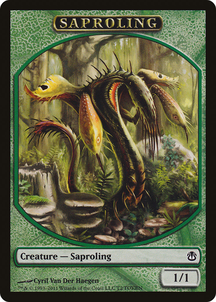 Image of Saproling Token (DDH-0T2) - Duel Decks: Ajani vs. Nicol Bolas Tokens