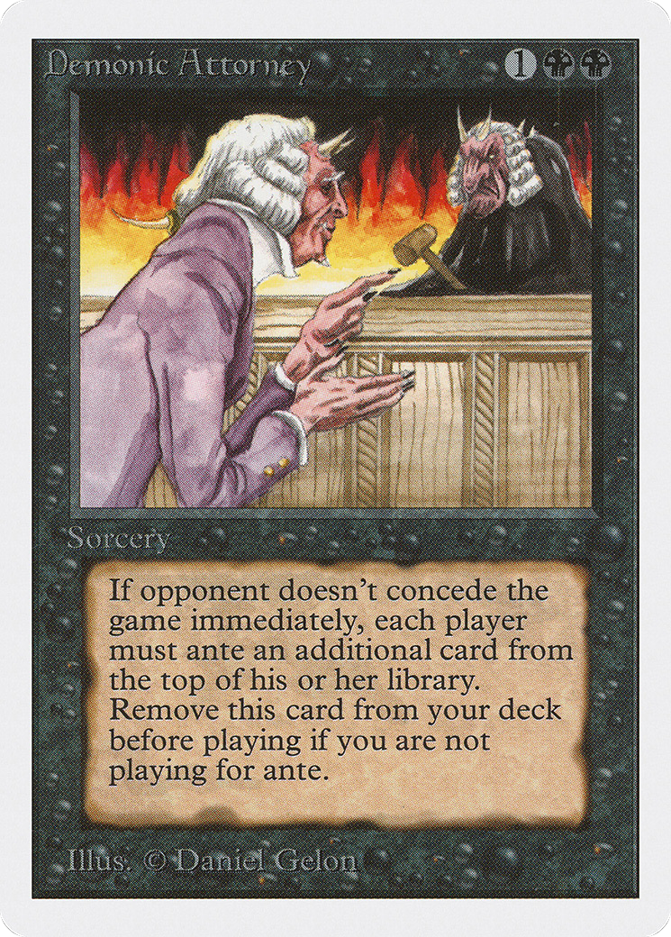 Image of Demonic Attorney (2ED-) - Unlimited Edition