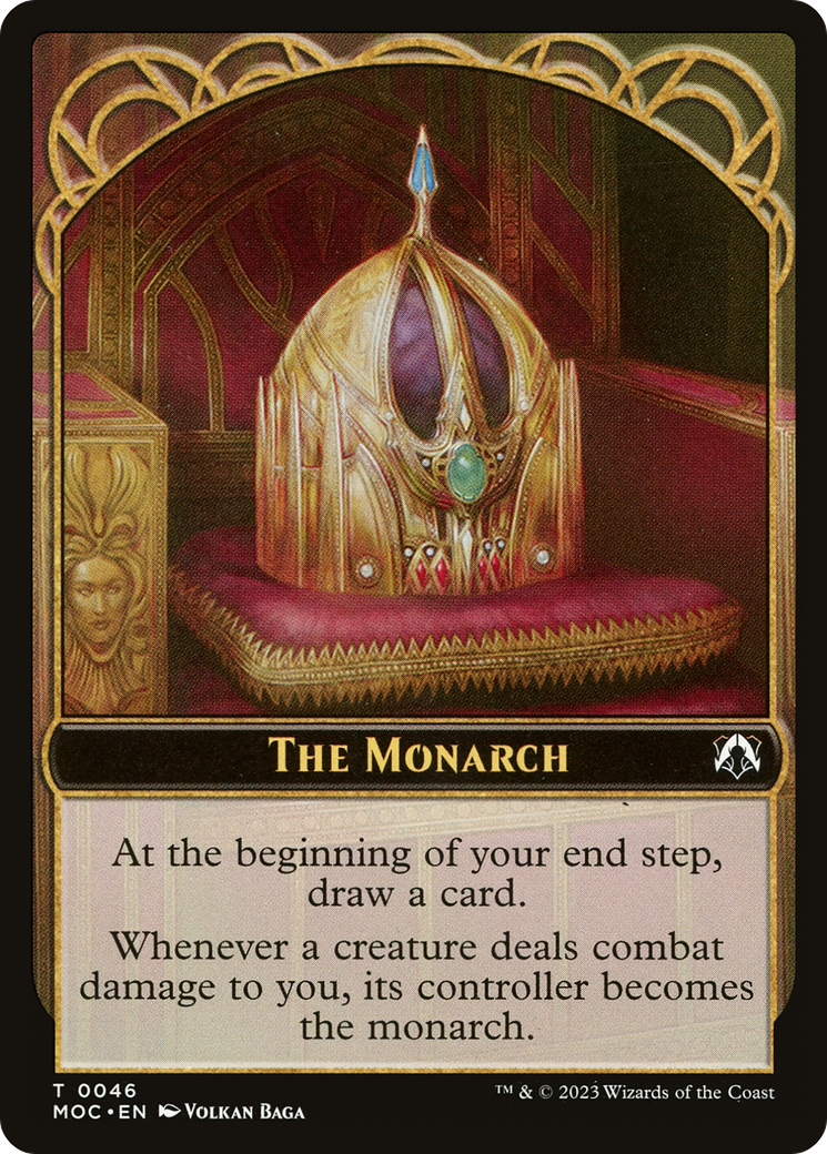Image of The Monarch (TMOC-046) - March of the Machine Commander Tokens