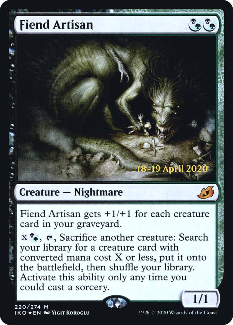 Image of Fiend Artisan (PRE-220) - Ikoria: Lair of Behemoths Promos Foil