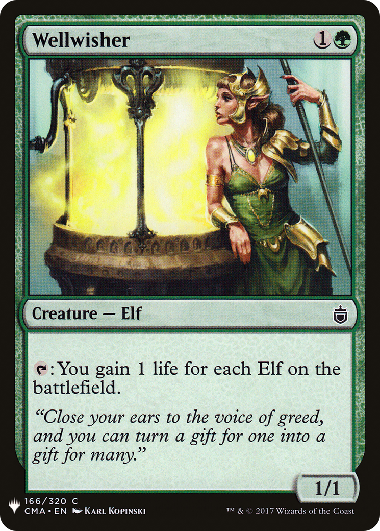 Image of Wellwisher (LIST-166) - The List