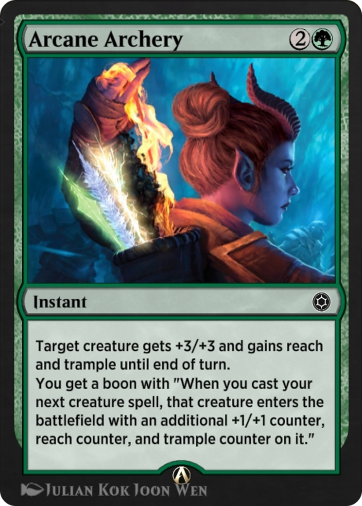 Image of Arcane Archery (HBG-065) - Alchemy Horizons: Baldur's Gate