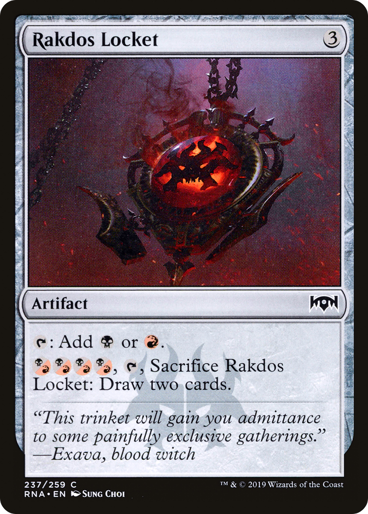 Image of Rakdos Locket (RNA-237) - Ravnica Allegiance