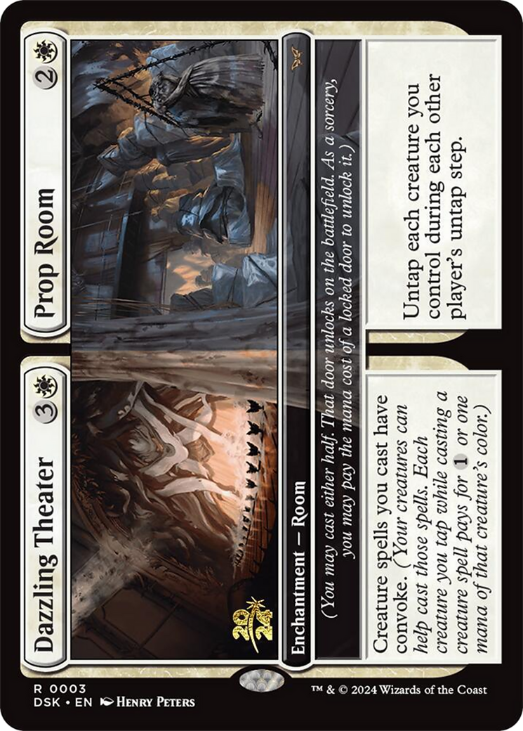 Image of Dazzling Theater // Prop Room (PRE-003) - Duskmourn: House of Horror Promos Foil