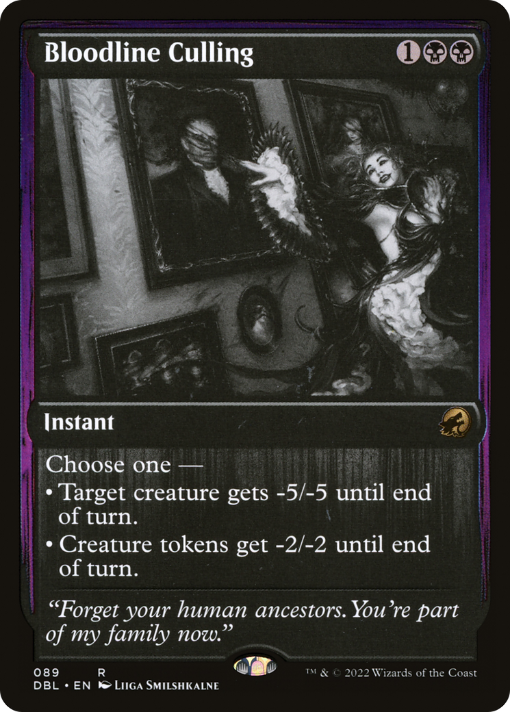 Image of Bloodline Culling (DBL-089) - Innistrad: Double Feature Foil