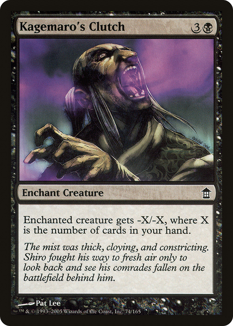 Image of Kagemaro's Clutch (SOK-074) - Saviors of Kamigawa Foil