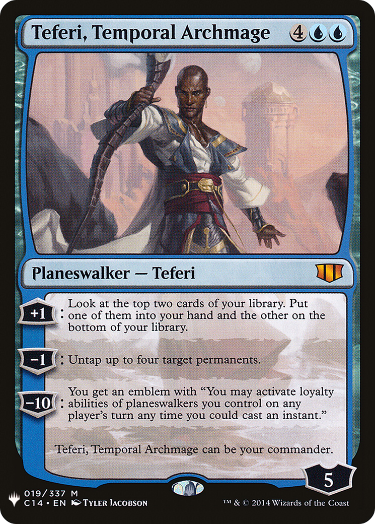 Image of Teferi, Temporal Archmage (LIST-C14-19) - The List