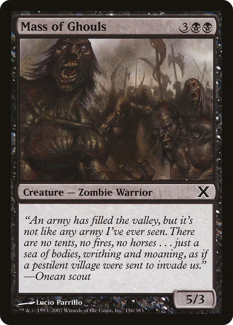 Image of Mass of Ghouls (10E-156) - Tenth Edition