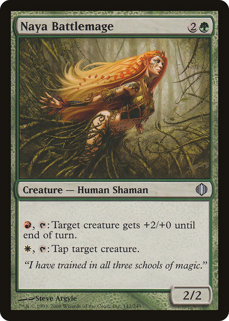 Image of Naya Battlemage (ALA-142) - Shards of Alara