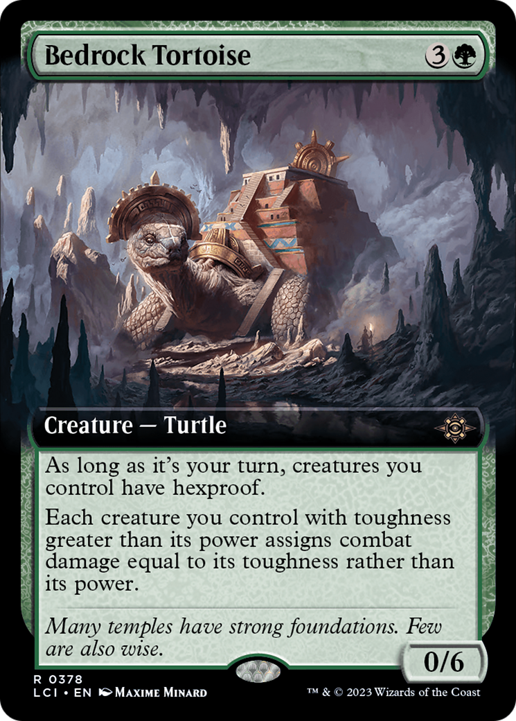 Image of Bedrock Tortoise (Extended Art) (LCI-378) - The Lost Caverns of Ixalan: (Extended Art)