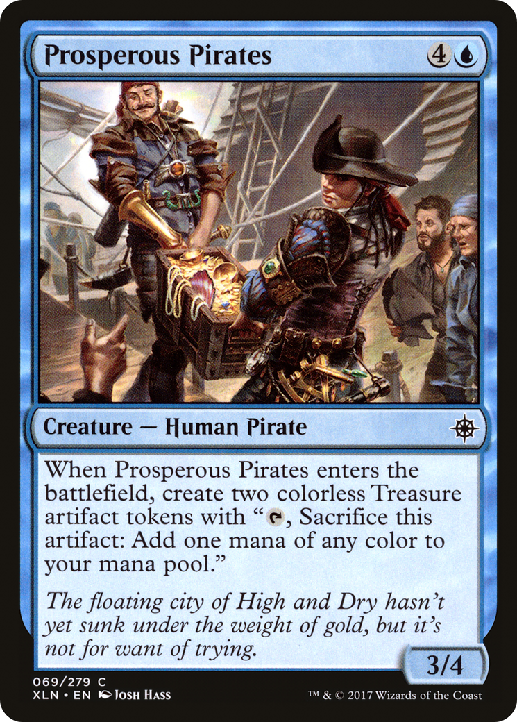 Image of Prosperous Pirates (XLN-069) - Ixalan Foil