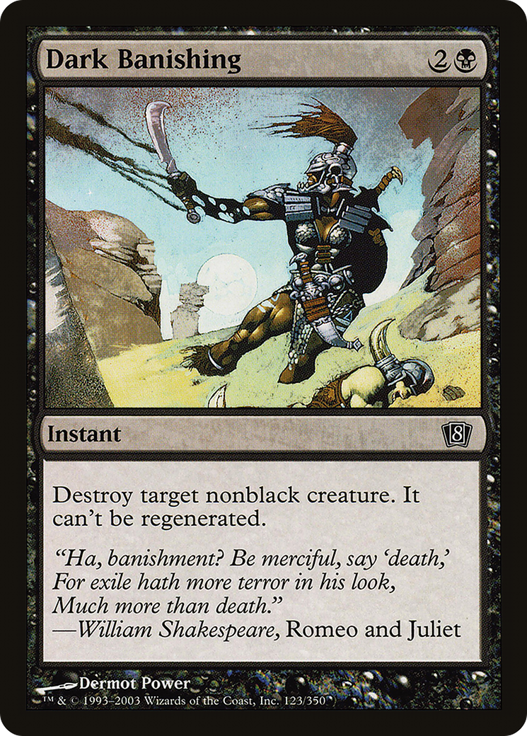 Image of Dark Banishing (8ED-123★) - 8th Edition Foil