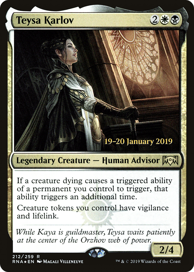 Image of Teysa Karlov (PRE-212) - Ravnica Allegiance Promos Foil