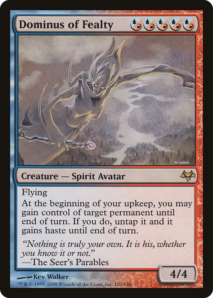 Image of Dominus of Fealty (EVE-102) - Eventide Foil